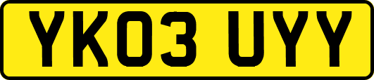 YK03UYY