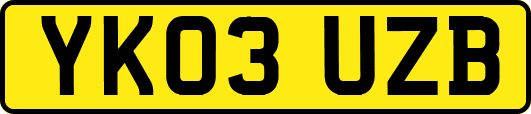 YK03UZB