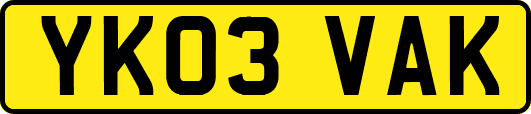 YK03VAK