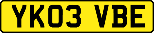 YK03VBE