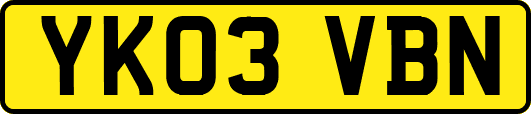 YK03VBN
