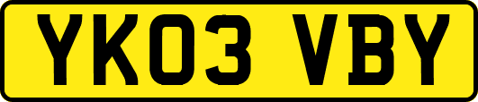 YK03VBY