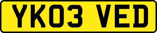 YK03VED
