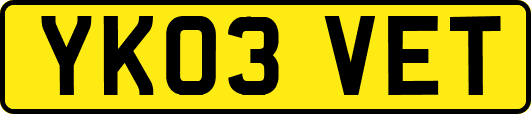 YK03VET