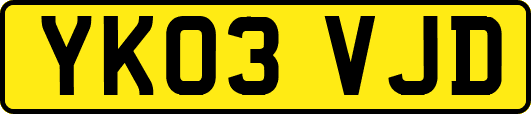 YK03VJD