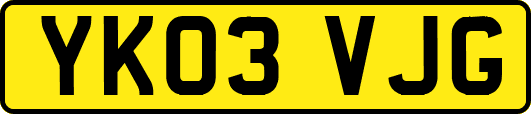 YK03VJG