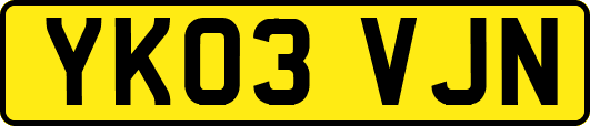 YK03VJN