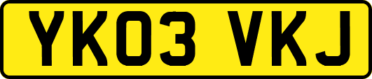 YK03VKJ