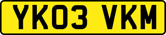YK03VKM