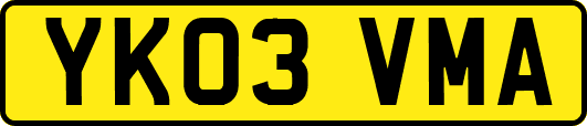 YK03VMA