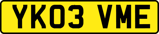 YK03VME