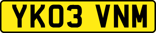YK03VNM