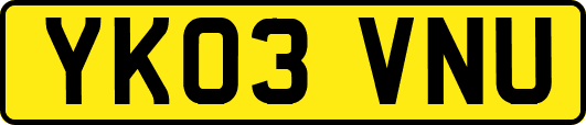 YK03VNU