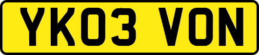 YK03VON