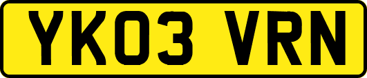 YK03VRN