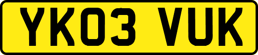 YK03VUK
