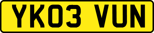 YK03VUN