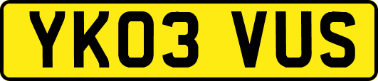 YK03VUS