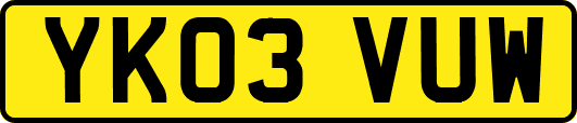 YK03VUW
