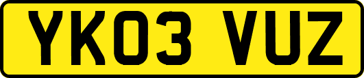 YK03VUZ