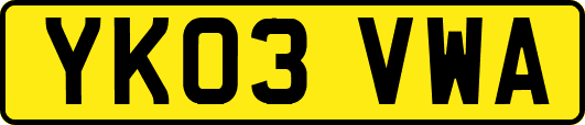 YK03VWA