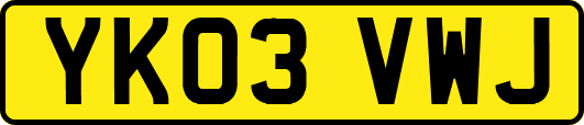 YK03VWJ