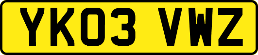 YK03VWZ