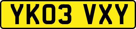 YK03VXY
