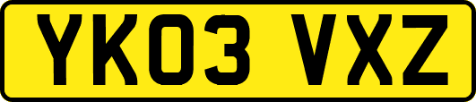 YK03VXZ