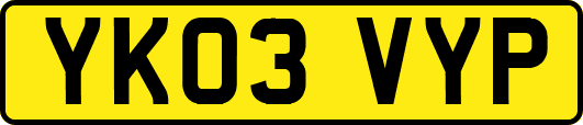 YK03VYP