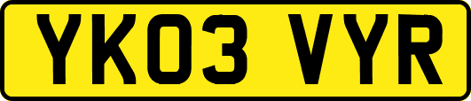 YK03VYR