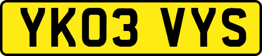 YK03VYS