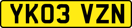 YK03VZN