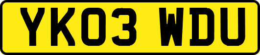 YK03WDU