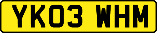 YK03WHM