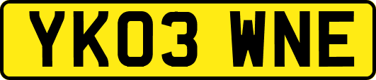 YK03WNE