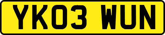 YK03WUN