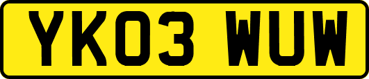 YK03WUW