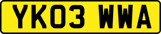 YK03WWA