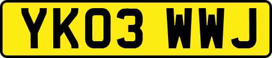 YK03WWJ