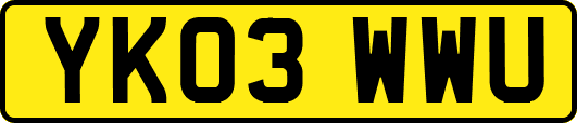 YK03WWU