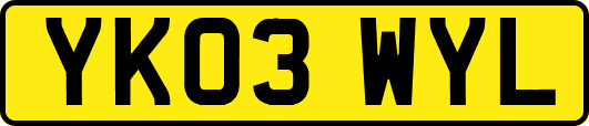 YK03WYL