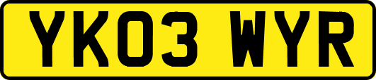 YK03WYR