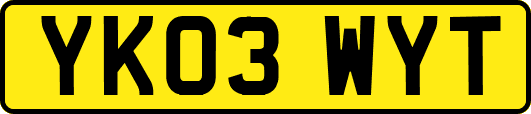 YK03WYT