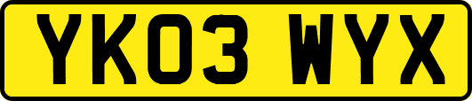YK03WYX