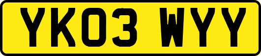 YK03WYY