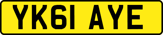 YK61AYE