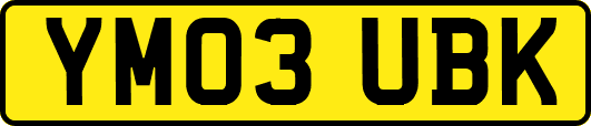 YM03UBK