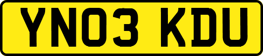 YN03KDU