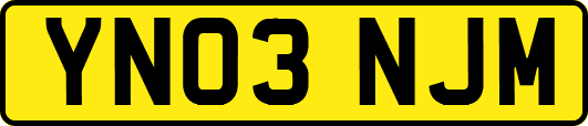 YN03NJM